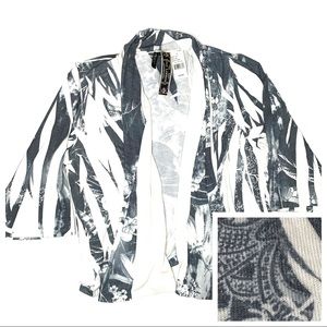 SUSAN LAWRENCE Womans Open Loose Fitting Cardigan